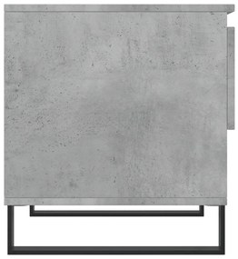 Tavolino da Salotto Grigio Cemento 50x46x50cm Legno Multistrato