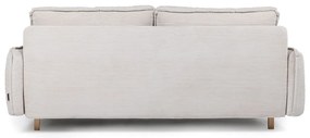 Divano letto in velluto a coste beige 218 cm Tori - Bonami Selection