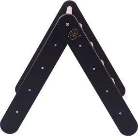 Pikler triangolo montessori nero in pino massiccio 46x87x60 cm Montessori – Meowbaby