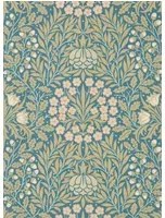 Morris & Co Carta da parati Daisy & Oak - Powder Blue/ Blush