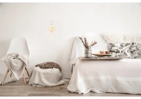 Lampadario a sospensione con filo GALL 1xE27/60W/230V bianco