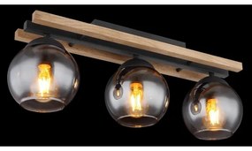 Globo 15569-3DW - Lampadario a plafone CONNI 3xE27/25W/230V