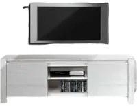 Mobile porta tv in legno abete bianco spazzolato 165x45 h.55