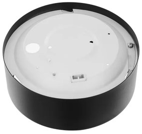 Plafoniera con sensore CLEO 1xE27/40W/230V d. 20 cm nero