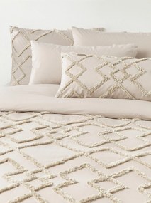 Copripiumino in percalle di cotone con design trapuntato Faith