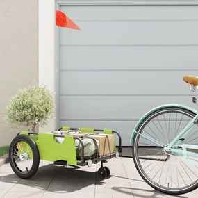 Rimorchio Da Bici Verde Oxford E Ferro /