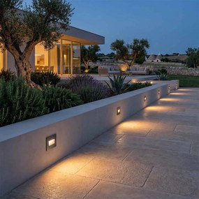 Segnapasso LED per Scatola 503 3.5W IP65 - Luce Asimmetrica Colore Bianco Caldo 2.700K