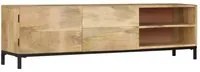 Mobile Porta TV 145x30x41 cm in Legno Massello di Mango cod mxl 6212