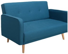 Divano scandinavo 2 posti blu anatra ULLA