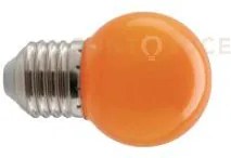 Lampadina led e27 1w 200lm arancio 300° 45x69,5mm 15000h cri80 klas...