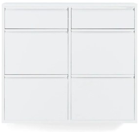 Scarpiera bianca in metallo Billy - Spinder Design