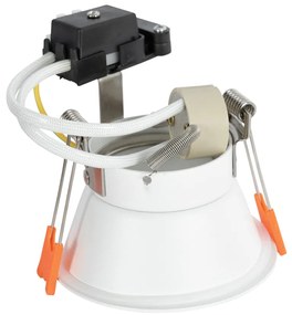 Set di 6 faretti incasso bianchi GU10 50mm IP44 - Dept