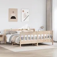 Letto senza Materasso 200x200 cm in Legno Massello di Pino 3306993