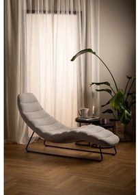 Lettino in bouclé beige Chaplin - Actona