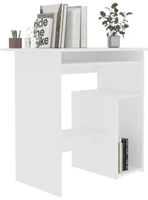 Scrivania bianca 80x45x74 cm in truciolato