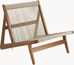 Poltrona da giardino in legno di Iroko fatta a mano MR01 Initial