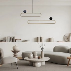 Rabalux 72268 - Lampadario LED a sospensione con filo CIRCADO 2xLED/24W/230V 3000K