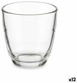 Set di Bicchieri Trasparente Vetro 90 ml (12 Unità)