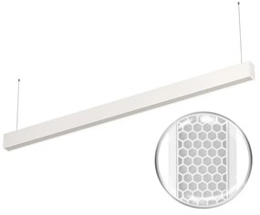 Lampada Lineare LED Sospesa 40W 120cm, UGR11 PHILIPS Certadrive - Bianca o nera Colore Bianco Variabile CCT, Colore del corpo Bianco