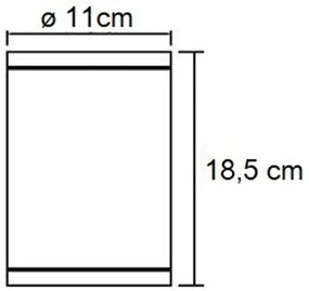 Applique da Soffitto - E27 Bianca IP65