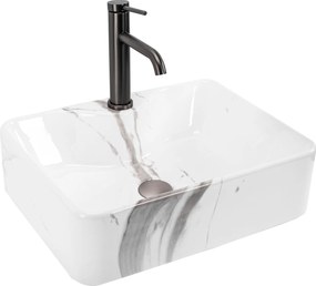 Lavabo da appoggio Rea Kelly Marmo
