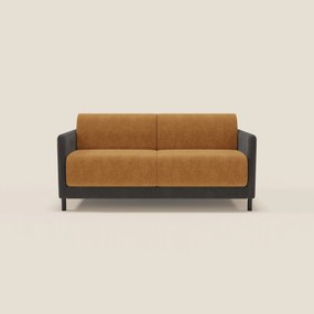 Narciso divano letto desing con materasso H18 cm bicolore con struttura in microfibra smacchiabile e imbottiture in elegante tessuto impermeabile T06