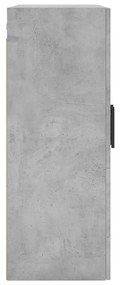 Mobili a Parete 2 pz Grigio Cemento 69,5x34x90 cm