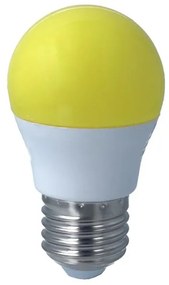 Lampada A Led E27 G45 4W 220V Colore Yellow Giallo