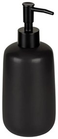 Dispenser per sapone nero opaco in ceramica 500 ml Olinda – Allstar