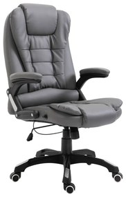 Sedia Da Ufficio Antracite İn Similpelle /