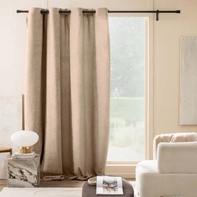 Tenda marrone chiaro in bouclé 140x260 cm Winona – douceur d'intérieur