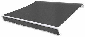 Tenda Da Sole Pieghevole Motorizzata 400 Cm Antracite /