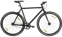 Bicicletta a Scatto Fisso Nera 700c 59 cm 92251