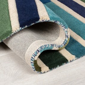 Tappeto in lana verde 160x230 cm Piano - Flair Rugs