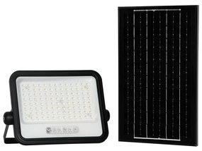Faretto solare dimmerabile LED/200W/3,2V IP65 10000 mAh nero + telecomando