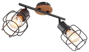 Globo 54037-2 - Faretto WILLA 2xE27/60W/230V