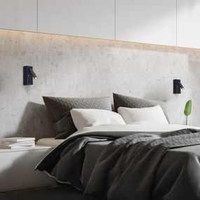 Rabalux 71285 - Luce Spot da parete a LED GELLO LED/4W/230V nero