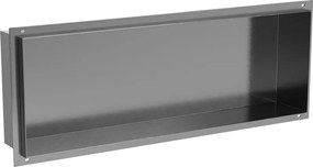 Mexen X-Wall-NR mensola ad incasso senza flangia 60 x 20 cm, grigio canna di fucile spazzolato - 19E1602010