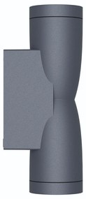 Applique Conica a Clessidra Bidirezionale IP65 GU10 - Grigia