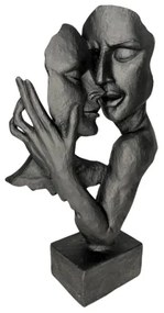 Decorazione da tavolo 29x9x17 cm resina/nera