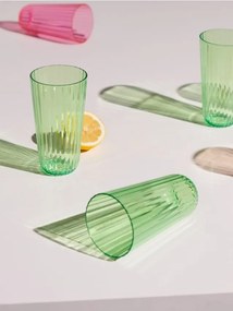 Sinsay - Confezione da 4 bicchieri - verde chiaro