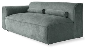 Divano componibile verde (con penisola a sinistra) Flex Felix – Miuform