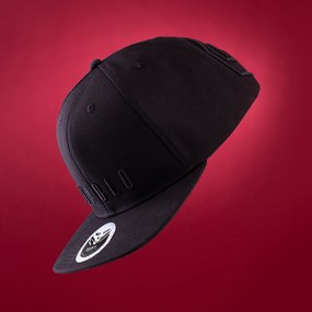 Cappello da baseball snapback della Diablo Chairs: nero