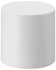 Portagioie a castello bianco , ⌀ 10 cm Tower - YAMAZAKI