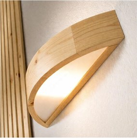 Lampada da parete NATURAL 1xE27/60W/230V pino/beige