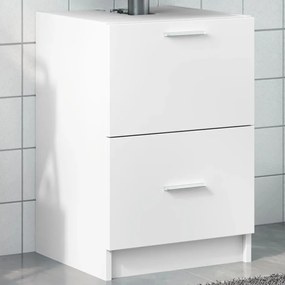 Mobile Lavabo Bianco 80x33x60 Cm İn Truciolare /