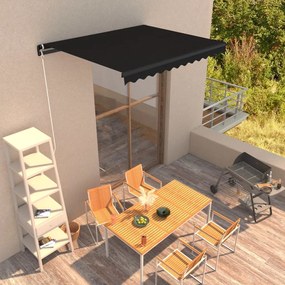 Tenda Da Sole Retrattile Manuale 350x250 Cm Antracite /