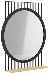 Eglo 425065 - Specchio HUNWICK 45,4x57 cm nero/tiglio