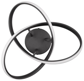 Plafoniera LED nera Meo - Reality