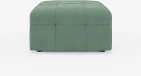 Mosaic pouf e modulo in bouclé - 96x77 cm design capitonné in tessuto smacchiabile T21